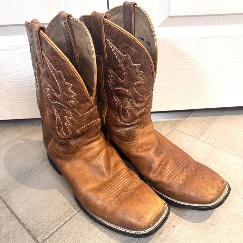 Cody James Men's Tan Western Boots - Square Toe 13 D
